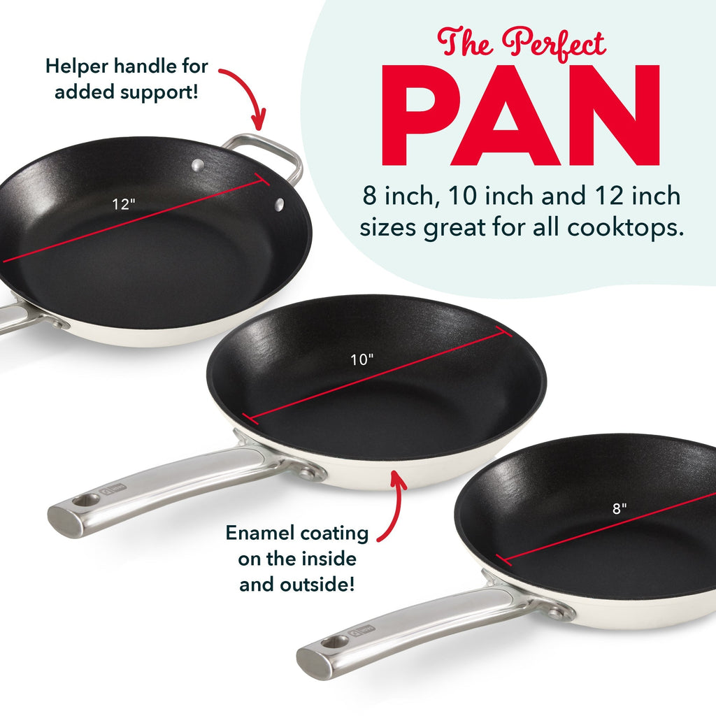 Lightweight Cast Iron Nonstick Pans